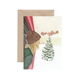 Lykkefund Grusskarte A6 Christmas Train Ride