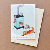 Lykkefund Grusskarte A6 Cozy Fox