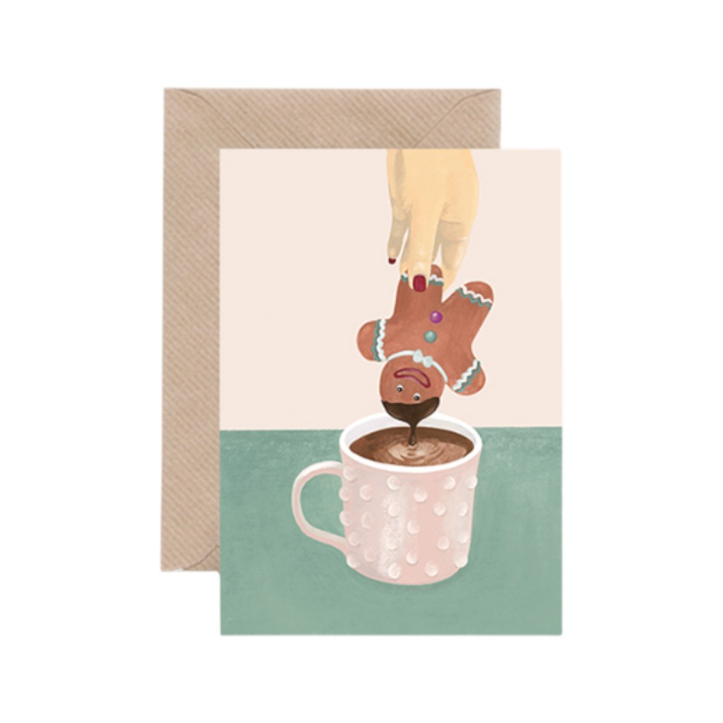 Lykkefund Grusskarte A6 Christmas Chocolate