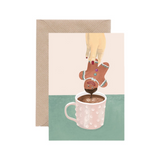 Lykkefund Grusskarte A6 Christmas Chocolate