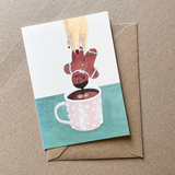 Lykkefund Grusskarte A6 Christmas Chocolate