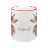 creanorm Tasse Blumenkuh Andermatt, rot, 330ml