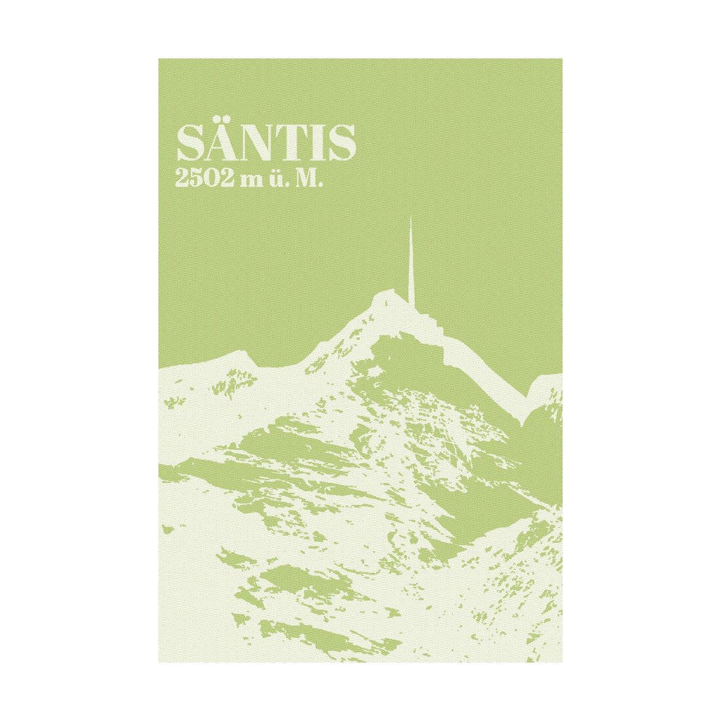 KULTSCHTOFF Küchentuch Berg Säntis, Linde