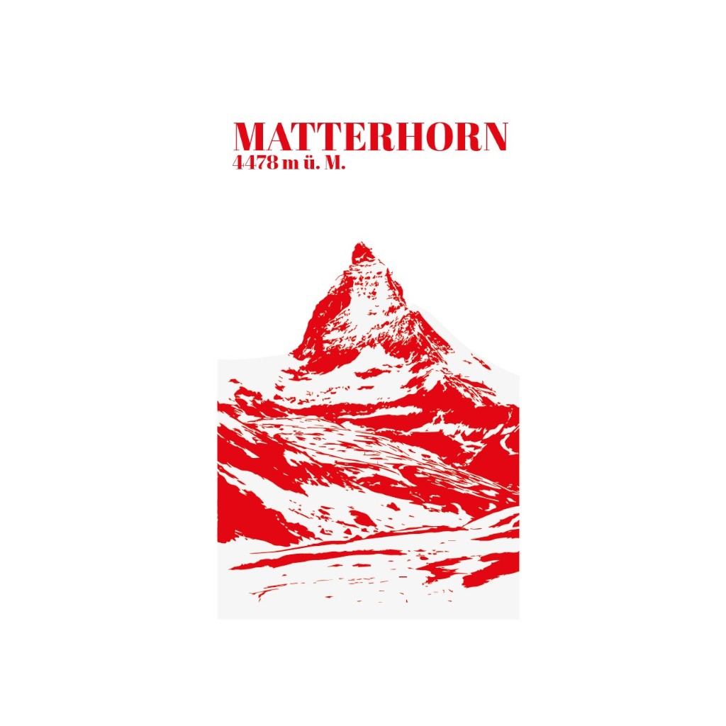 feinedinge Postkarte Matterhorn, A6