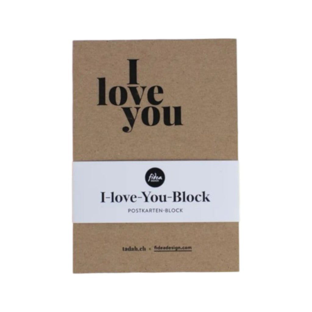 Fidea Design Block I love you, A6