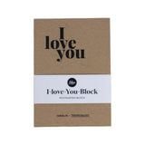 Fidea Design Block I love you, A6