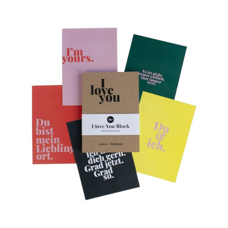 Fidea Design Block I love you, A6