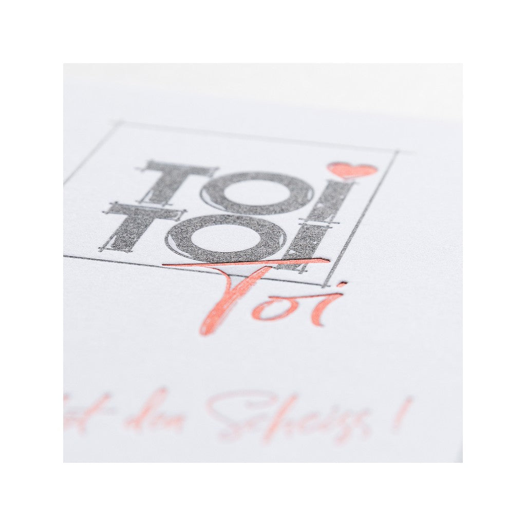 KoBold Manufaktur Karte Toi Toi Toi