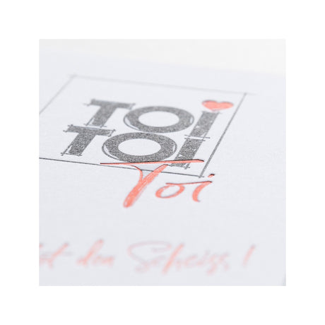 KoBold Manufaktur Karte Toi Toi Toi