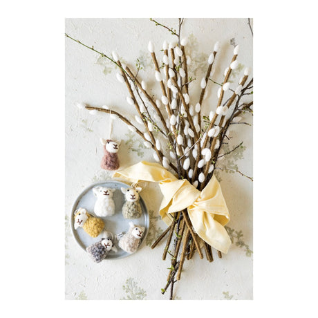 Osterdeko Anhänger Sitzendes Schaf