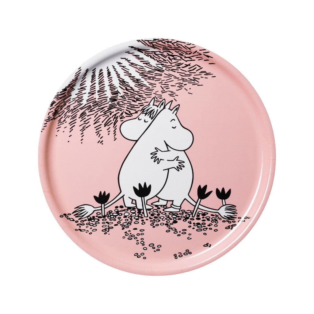 Moomin Tablett Love 30, ⌀ 35 cm