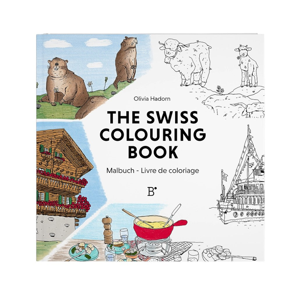 The Swiss Colouring Book - Malbuch - Livre Coloriage