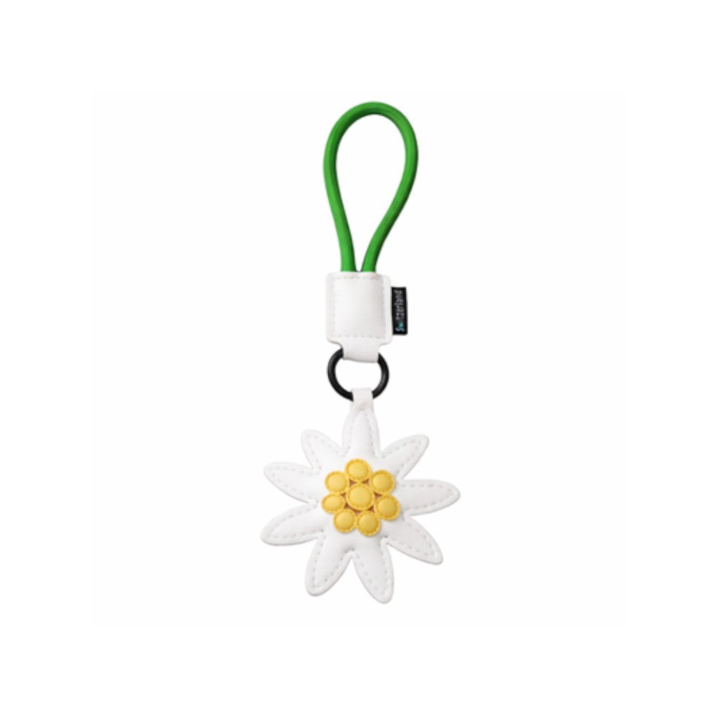 creanorm Schlüsselanhänger Edelweiss aus Kunstleder