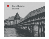 KULTSCHTOFF Küchentuch Scherli, Kapellbrücke Luzern