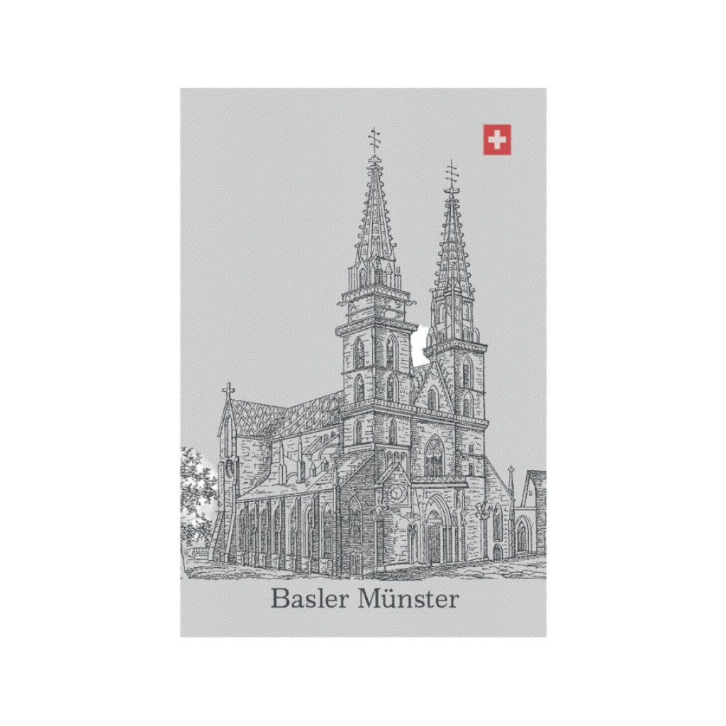 KULTSCHTOFF Küchentuch Scherli, Basler Münster