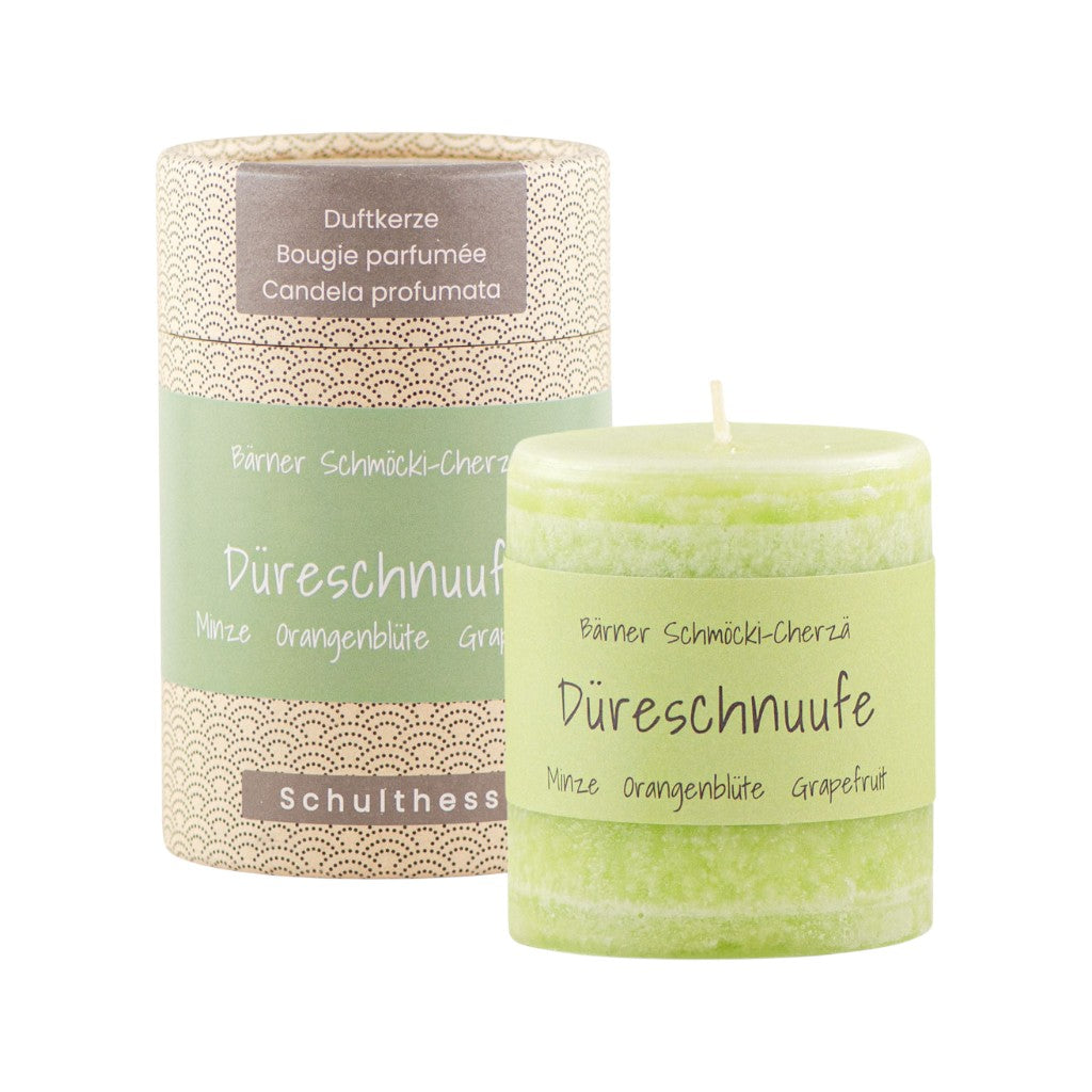 SCHULTHESS Kerzen Düreschnuufe, Minze, Orangeblüte, Grapefruit