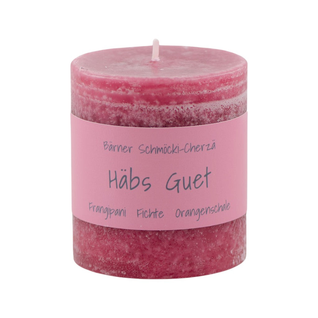 SCHULTHESS Kerzen Häbs Guet, Frangipani, Fichte, Orangenschale