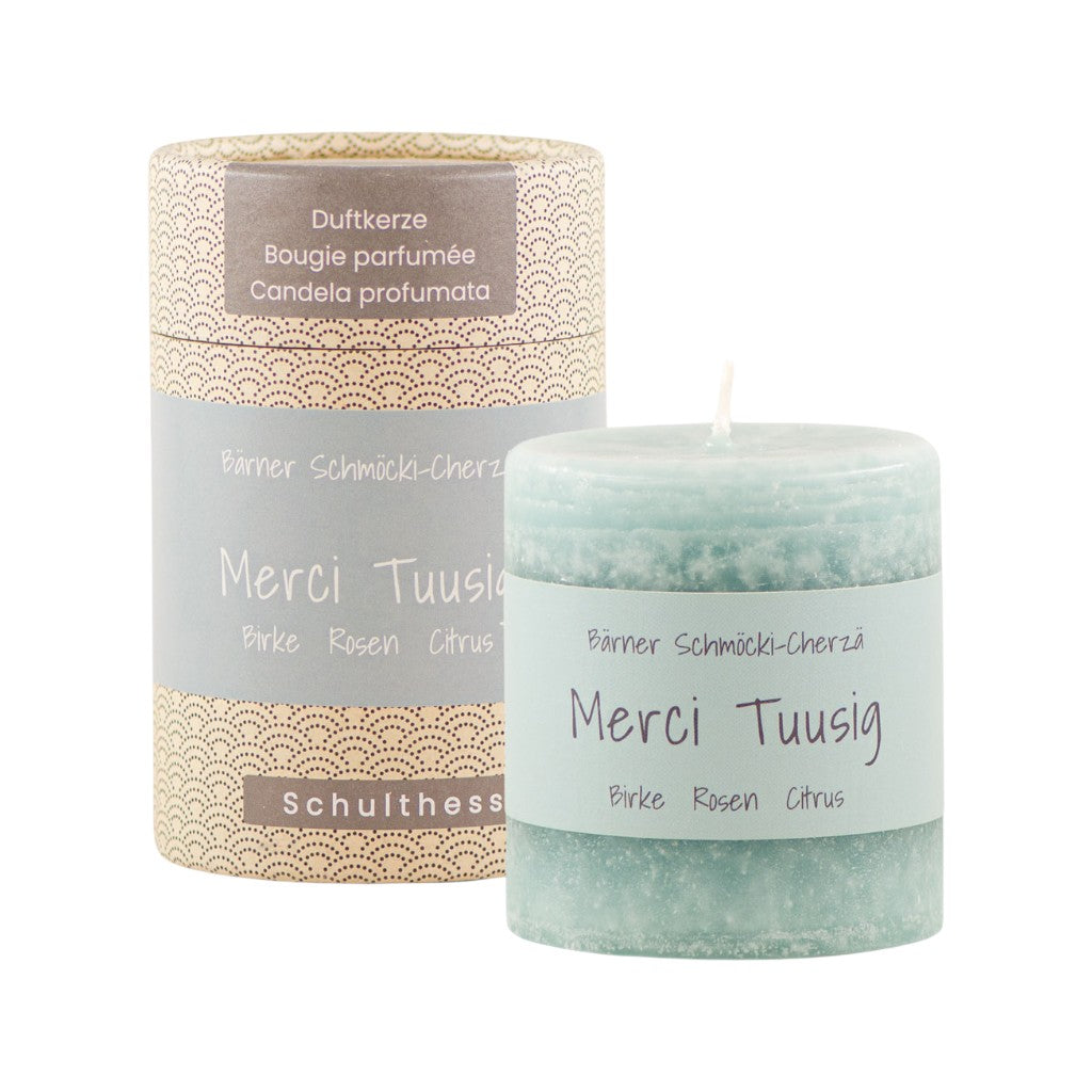 SCHULTHESS Kerzen Merci Tuusig, Birke, Rose, Citrus
