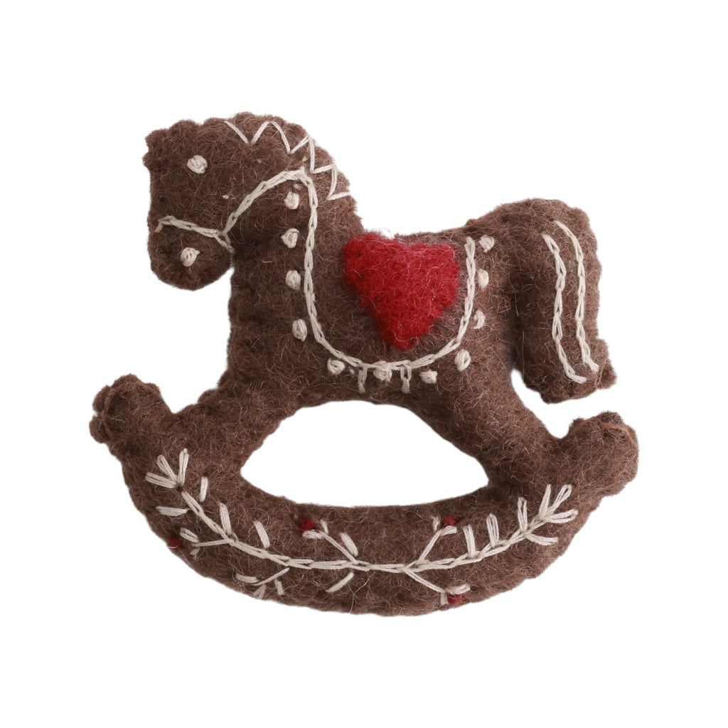 Gry & Sif Anhänger Lebkuchen Schaukelpferd