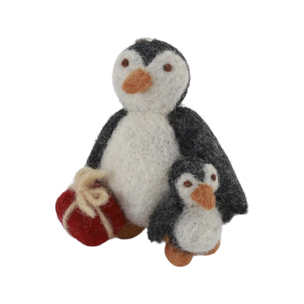 Gry & Sif Anhänger  Pinguin mit Baby