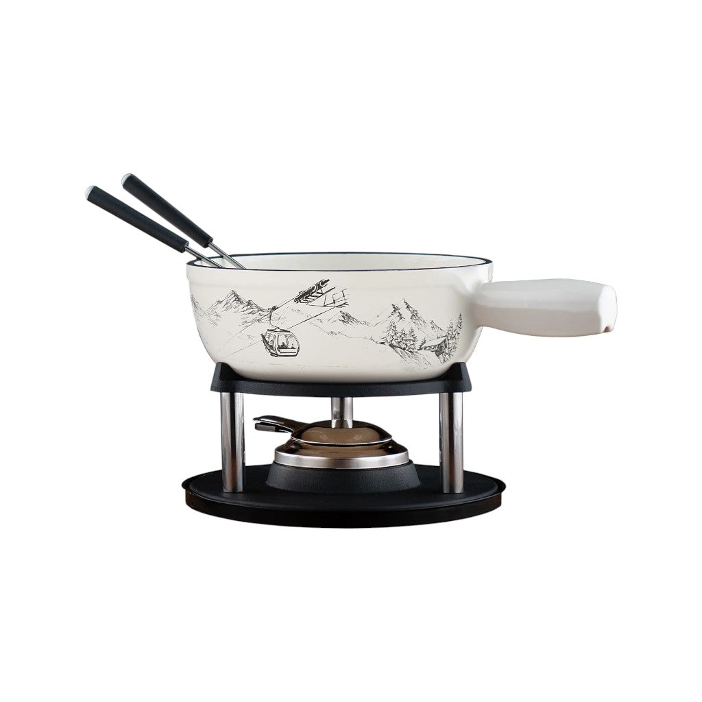 Lumière des Alpes À Table Fondue-Set "Chäsalp"
