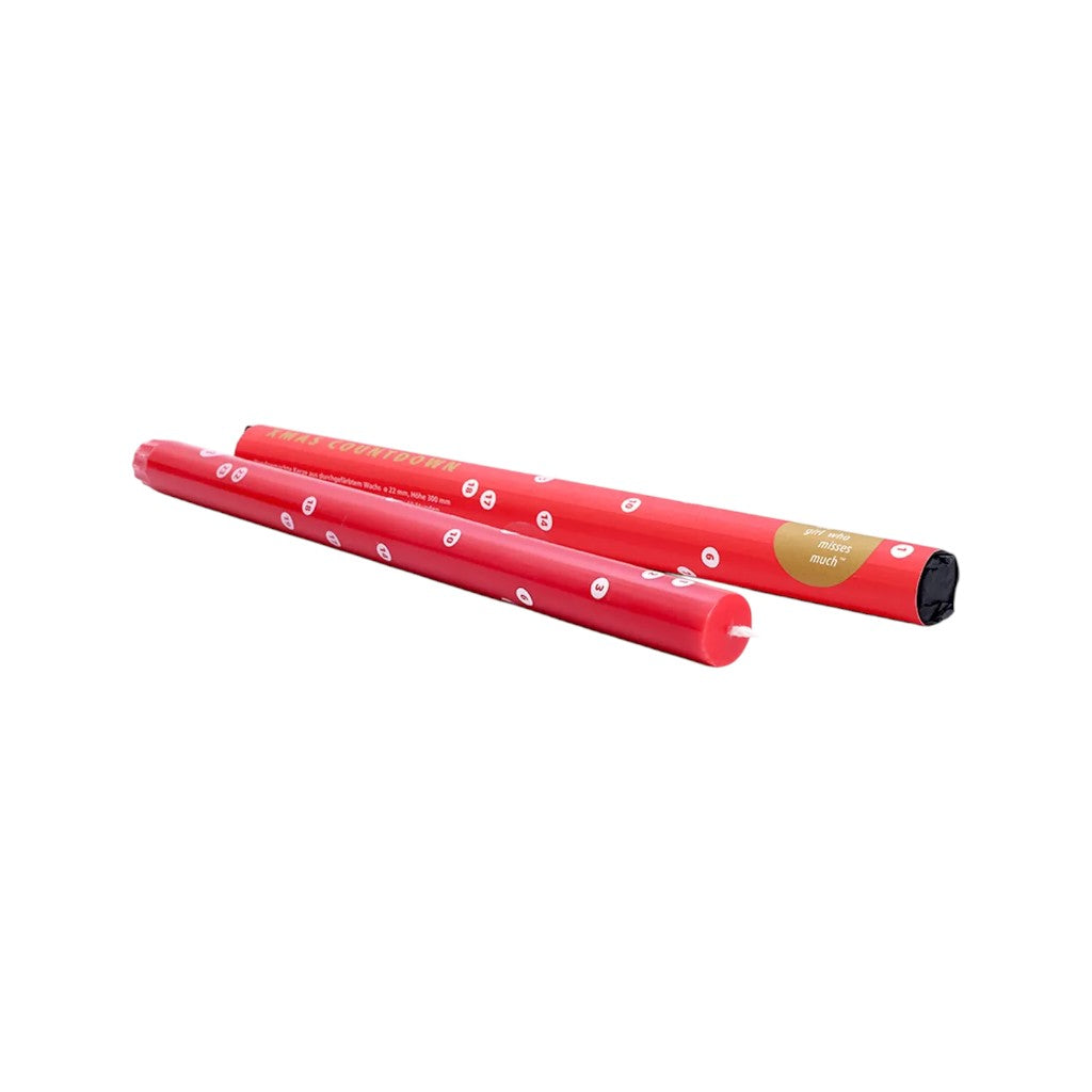 Fidea Design Stabkerze Countdown, ⌀ 2.2 cm