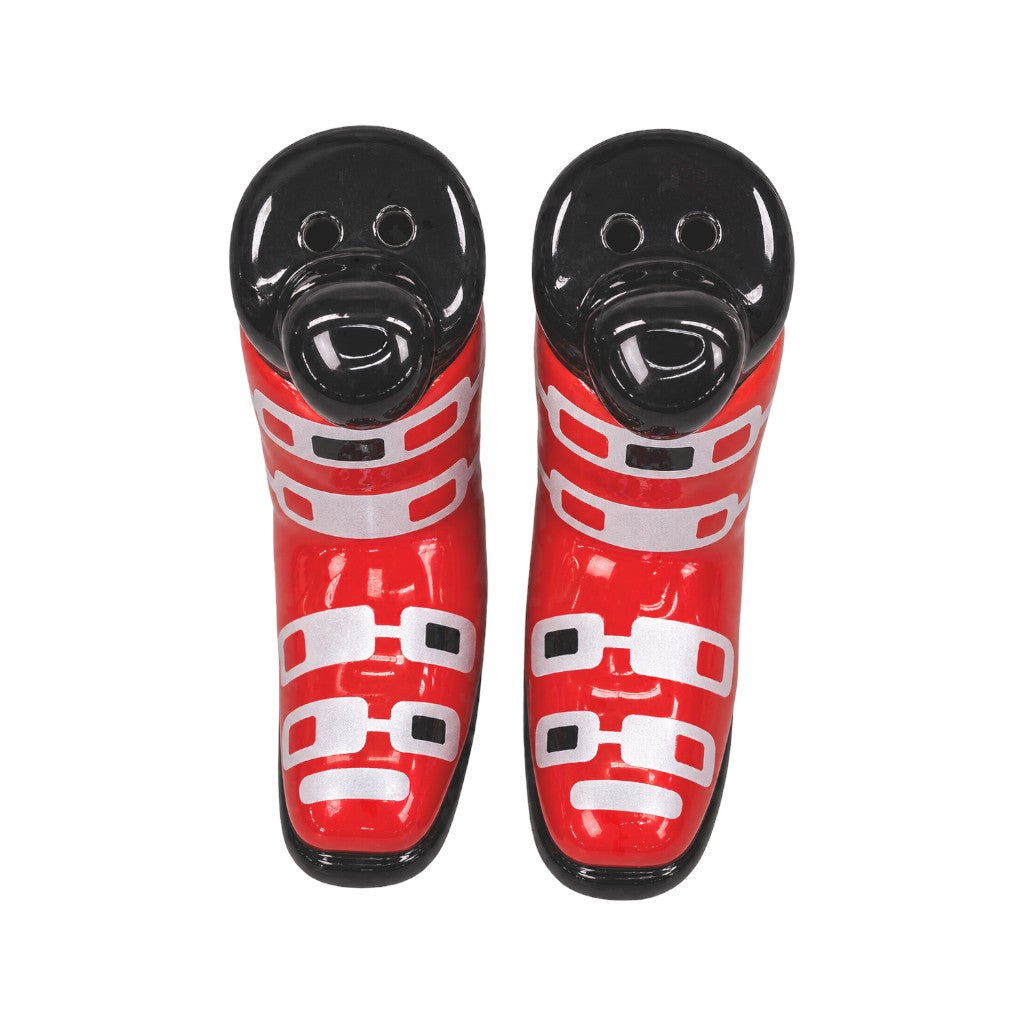 things Ski Schuhe Salz und Pfeffer Streuer
