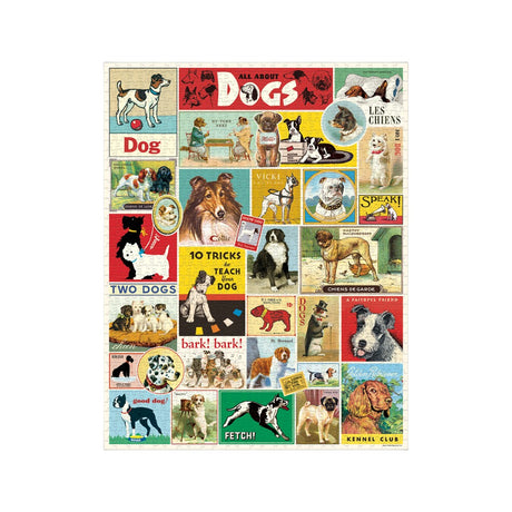 Cavallini Puzzle Hunde, 1000 Stück