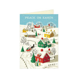 Cavallini Weihnachtskarten Peace on Earth  10er Set