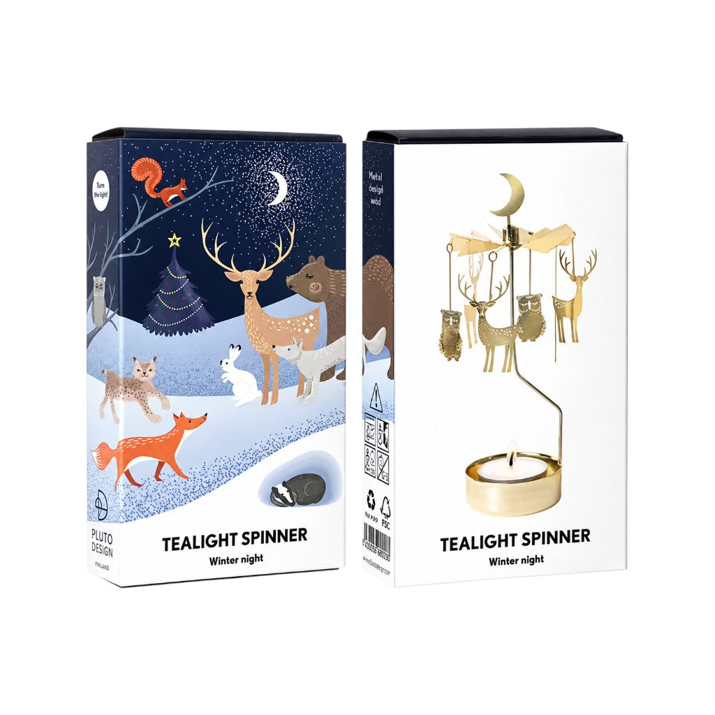 Pluto Design Teelichtkarusell Winternacht
