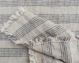 Finca - Tischdecke 160 x 260 blau gestreift