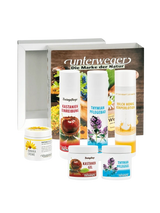 Unterweger Pflege Geschenkbox – Naturkosmetik-Set mit Kastanie, Arnika, Thymian & Honig zur Pflege von Muskeln & Haut