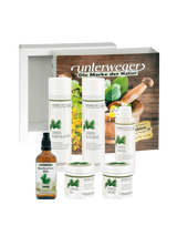 Unterweger Zirben Geschenkkistchen – Naturkosmetik-Set mit Bio-Zirbenöl zur Pflege & Entspannung im stilvollen Holzkistchen