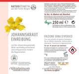 Unterweger Johanniskraut Einreibung - Pflegende Naturkosmetik