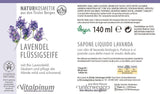 Unterweger Lavendel Flüssigseife 140ml – Naturkosmetik Handpflege mit ätherischem Lavendelöl für sanfte & beruhigende Reinigung