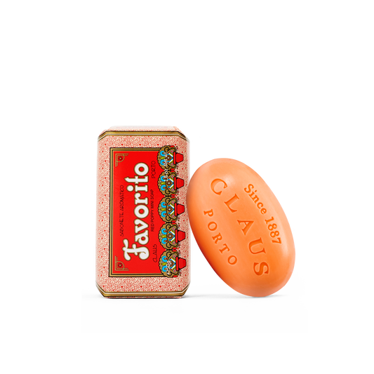 Claus Porto FAVORITO RED POPPY Mini Seife, 50 g