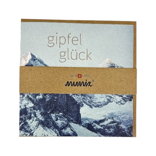 mumix Faltkarte "gipfelglück"