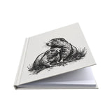 mumix Notizbuch weiss, Motiv Murmeltier