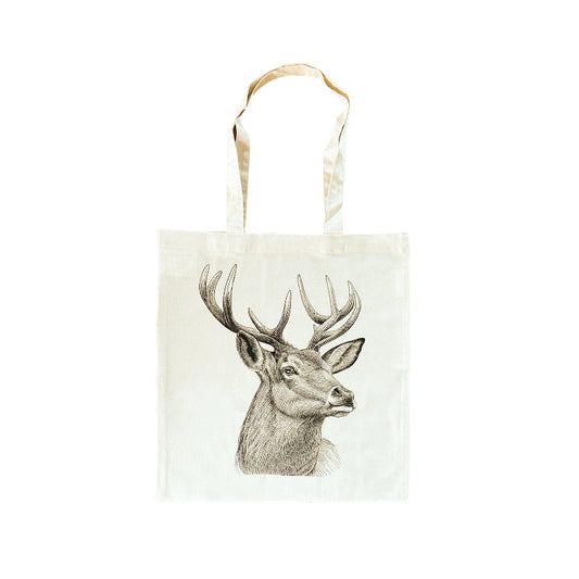 mumix Stofftasche natur Hirsch