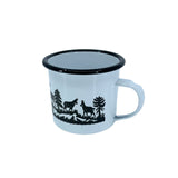 mumix Emaille Tasse Scherenschnitt