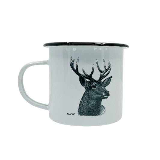 mumix Emaille Tasse Hirsch