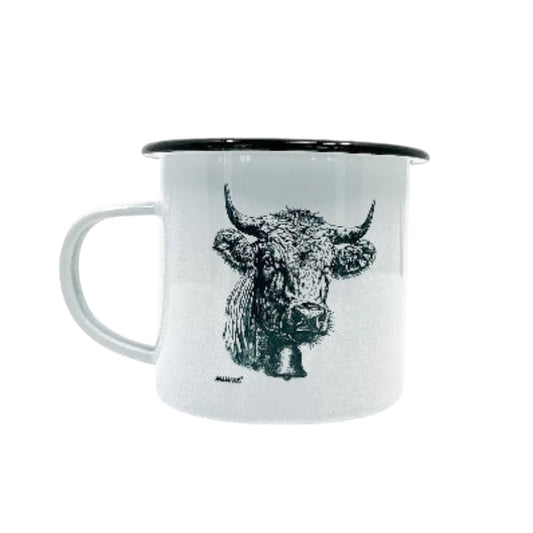 mumix Emaille Tasse Kuh