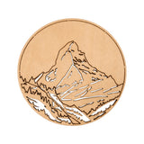 mumix Untersetzer Matterhorn 2er Set, ⌀ 10 cm
