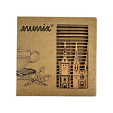 mumix Untersetzer Sehenswürdigkeiten 2er Set, 10.3 x 10.3 cm