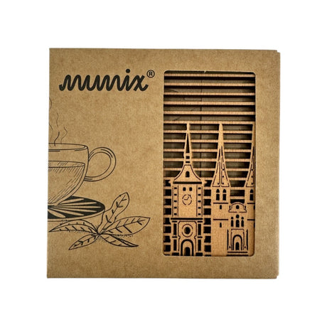 mumix Untersetzer Sehenswürdigkeiten 2er Set, 10.3 x 10.3 cm