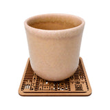mumix Untersetzer Sehenswürdigkeiten 2er Set, 10.3 x 10.3 cm