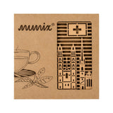 mumix Untersetzer Sehenswürdigkeiten 2er Set, 10.3 x 10.3 cm