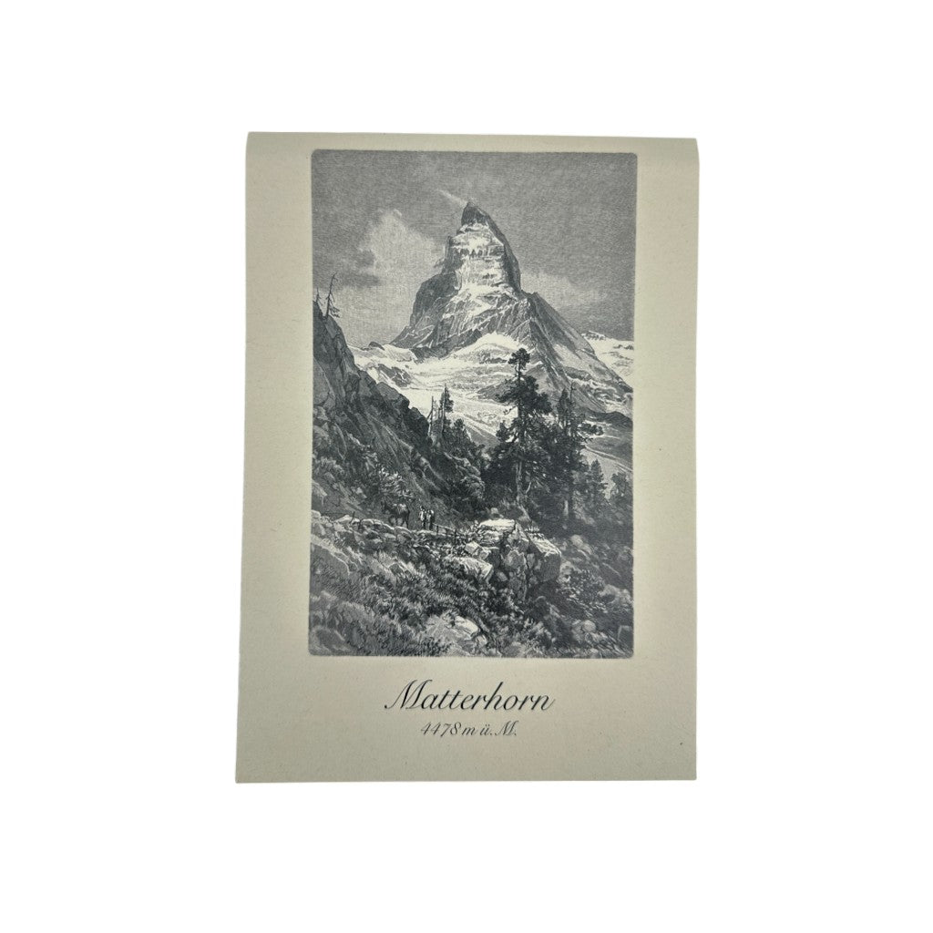 mumix Notizblock A5 Nostalgie Matterhorn