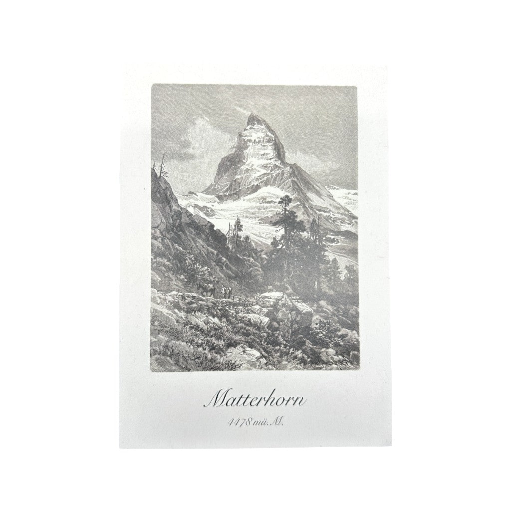 mumix Notizheft A5 Nostalgie Matterhorn