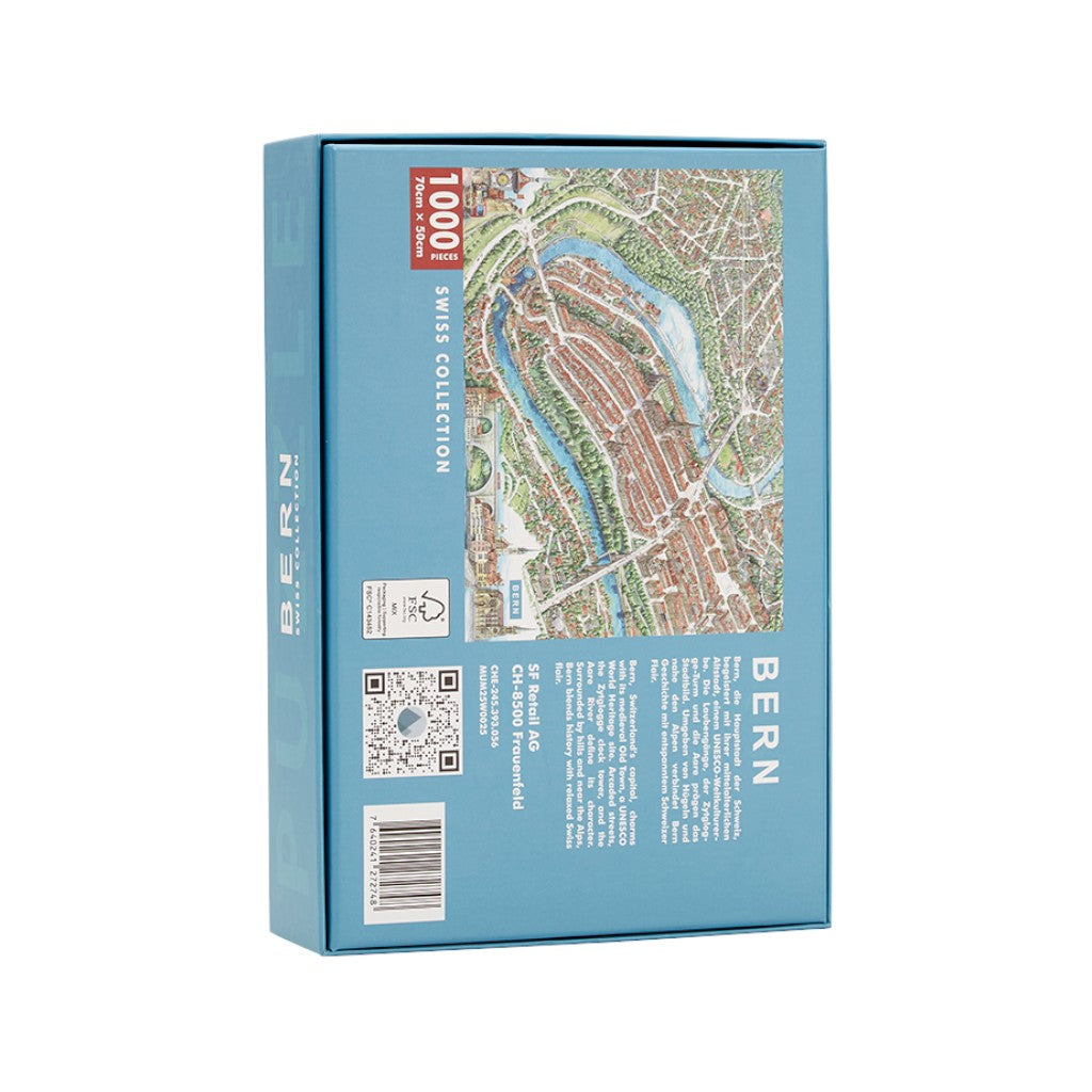 mumix Puzzle Panoramakarte Bern, 1000 Teile